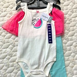 New with tags Carters 3 piece sets